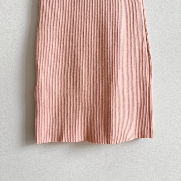 WILFRED • Cutout Knit Mini Dress in Coral Blush - Picture 8 of 12